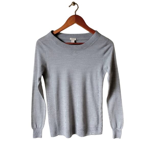J. Crew Gray Lightweight Sweater Size XXS - Picture 2 of 7